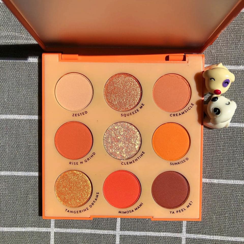 Bảng phấn mắt Colourpop Orange You Glad 9 ô màu chống thấm nước lâu trôi (8.1g)