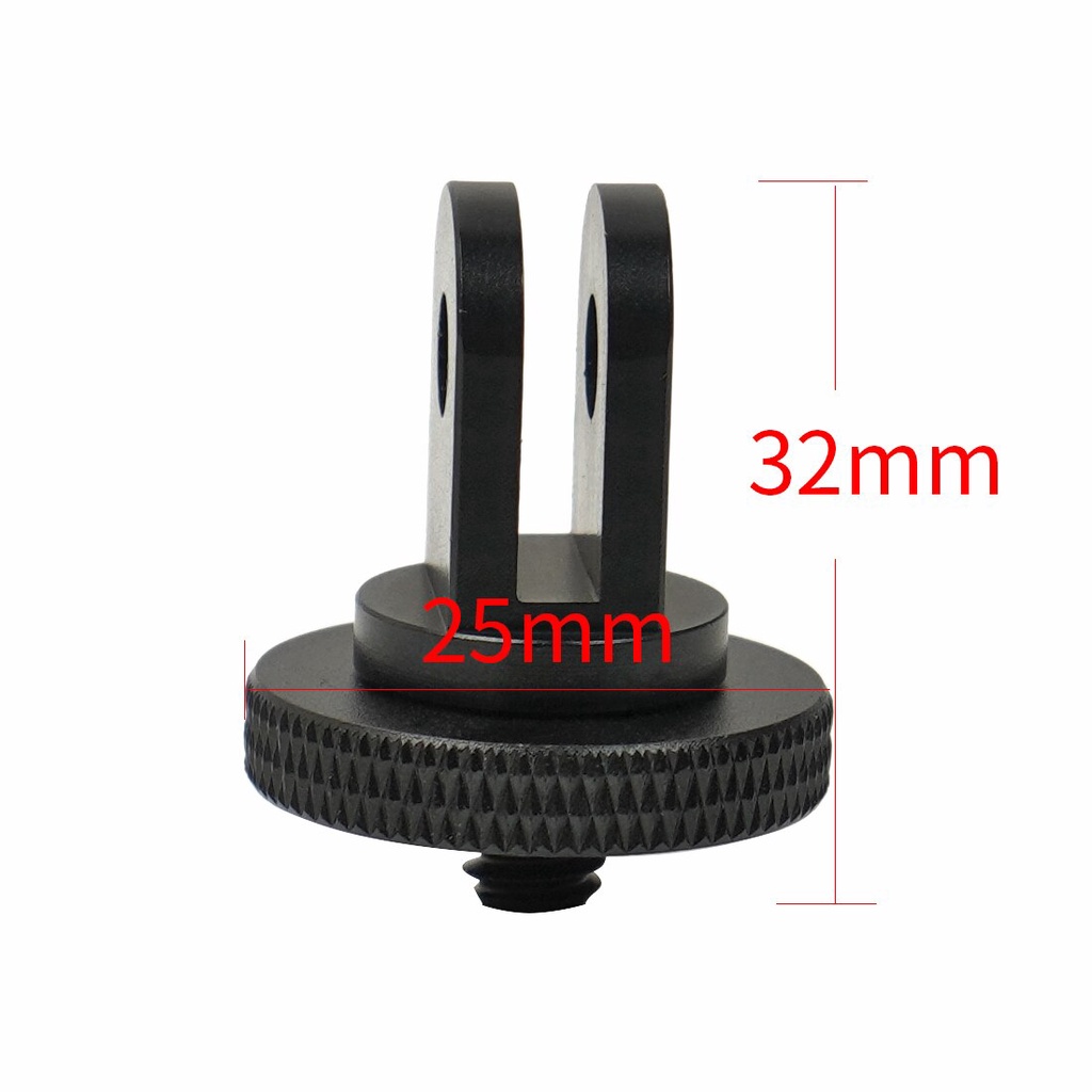 Bộ chuyển đổi ốc vít 1/4&quot; bằng nhôm cho giá ba chân máy ảnh thể thao GoPro Hero 9/8/MAX DJI OSMO Action 2
