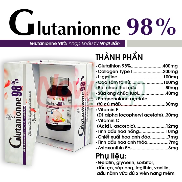 Glutanionne 98% Vạn Tam Bổ Sung Collagen Trắng Da Mờ Nám Chống Lão Hóa Lưu Hương Tự Nhiên Và Điều Hòa Nội Tiết Tố Nữ