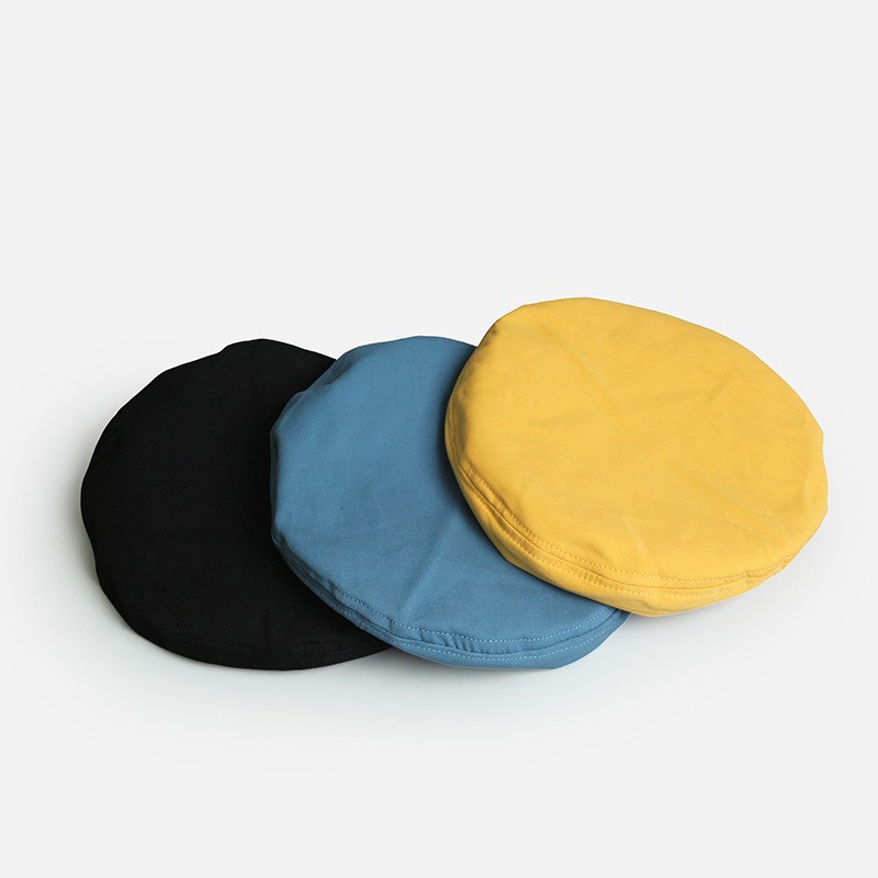 Nón beret viền bo chỉ độc đáo phong cách Retro