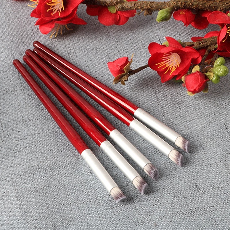 Cọ Trang Trí Móng Tay Nghệ Thuật Chuyên Nghiệp Cán Gỗ Màu Gradient DIY