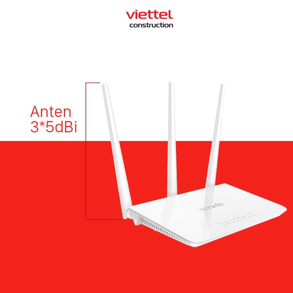 Thiết bị phát Wifi Tenda F3 Chuẩn N 300Mbps