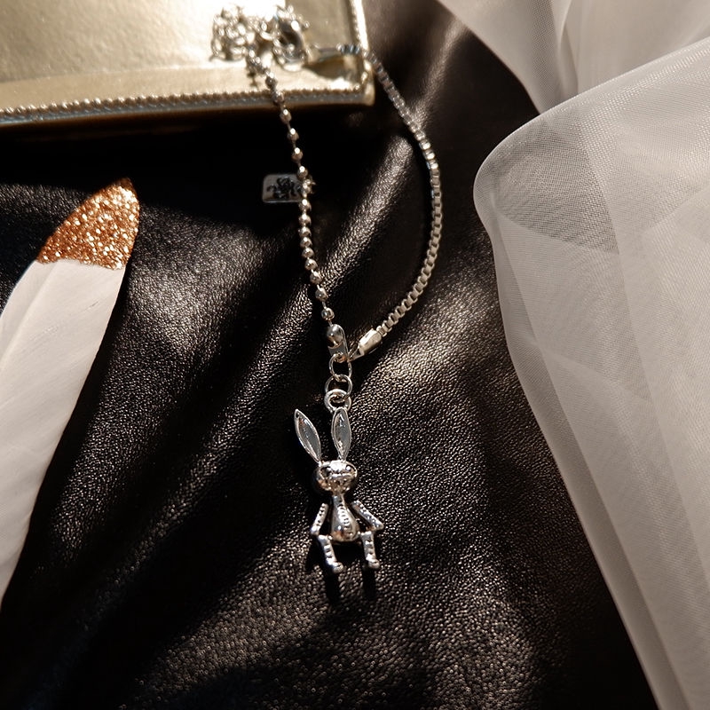 Vòng Tay Mặt Hình Thỏ Bằng Bạc Thời Trang Cho Cặp Đôi 22210