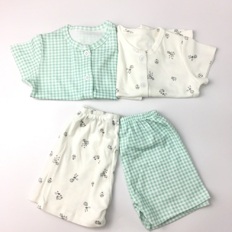 [Size 0-36M] Bộ cộc thun cotton bé trai, bé gái