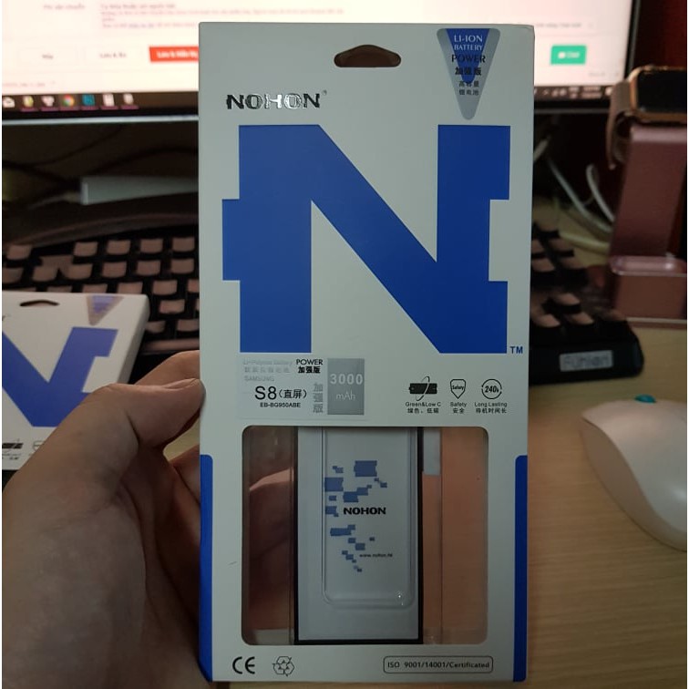 Pin nohon dành cho samsung galaxy S7, S7 edge , S8