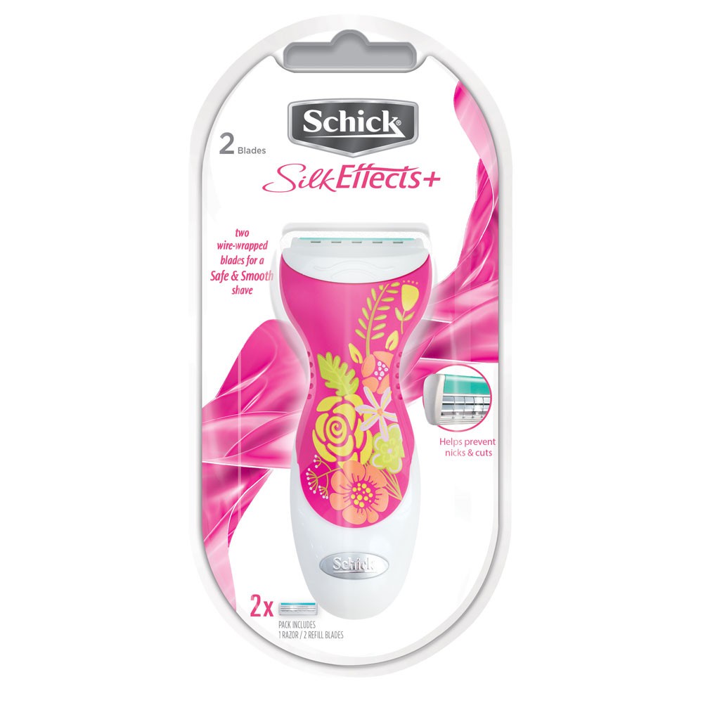 Bộ Dao Cạo Thay Lưỡi Dành Cho Nữ Schick Silk Effects (3 Lưỡi).