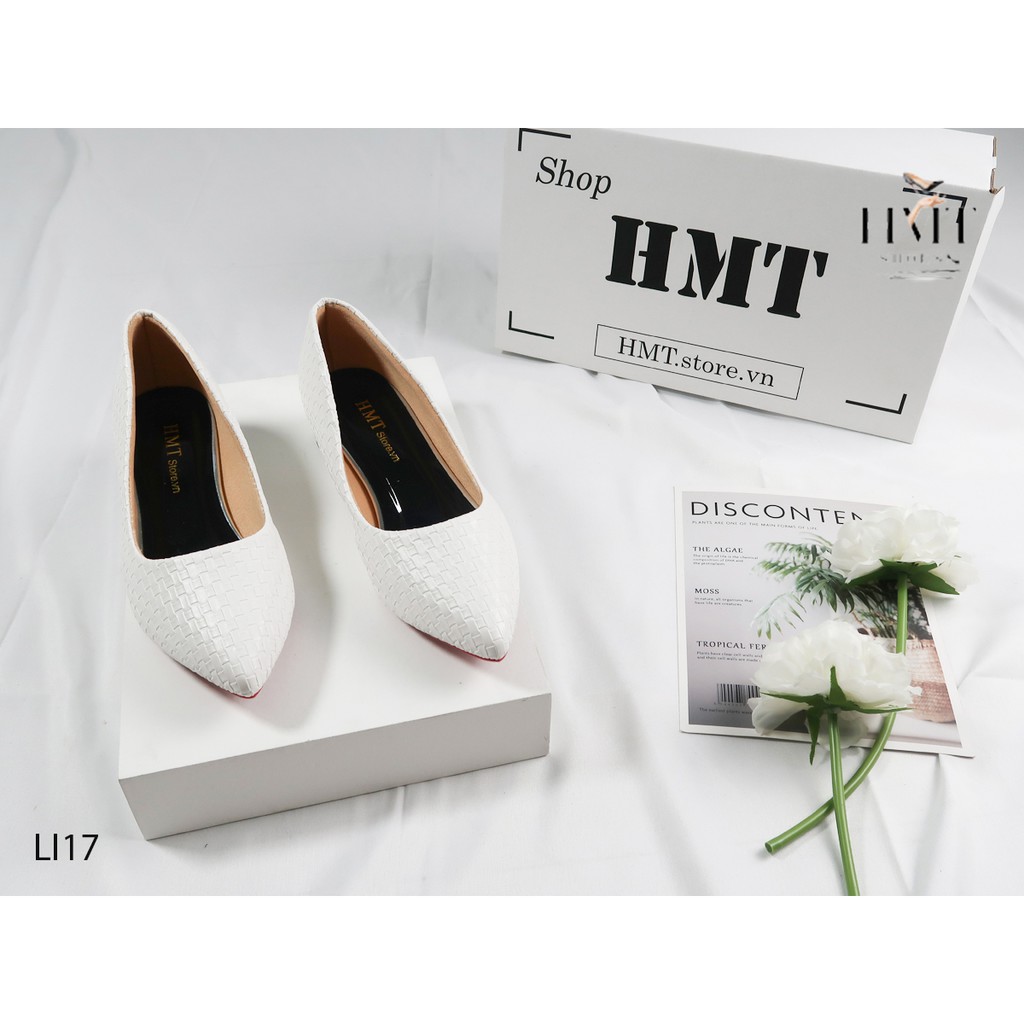 Giày búp bê da đan HMTShoes LI17