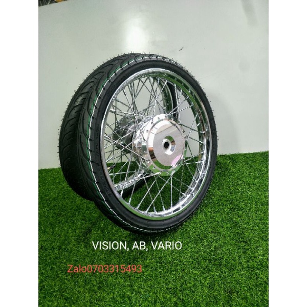 BỘ BÁNH CĂM AB, VISON ,VARIO , LUVIAS ,NO4, MiO, MẠ CRÔM FULL VỎ RUỘT 45.50 50.60