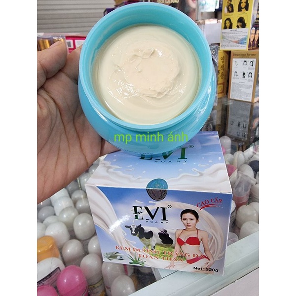 kem dưỡng trắng da toàn thân EVi 220gr (chuẩn cty)