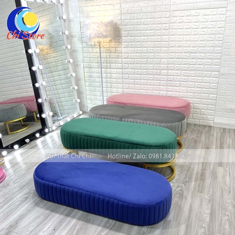 Ghế Ngồi Chờ Cho Khách Cách Diệu, Ghế Dài Chụp Hình, Để Cuối Giường Dài 80cm