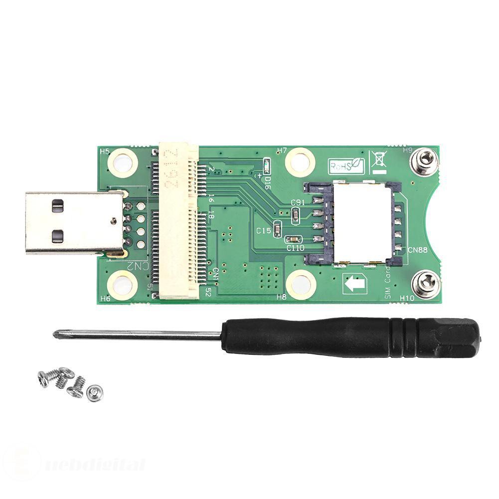Bộ Chuyển Đổi Pci-E Sang Usb Với Khe Thẻ Sim 8 Pin Cho Wwan / Lte | BigBuy360 - bigbuy360.vn