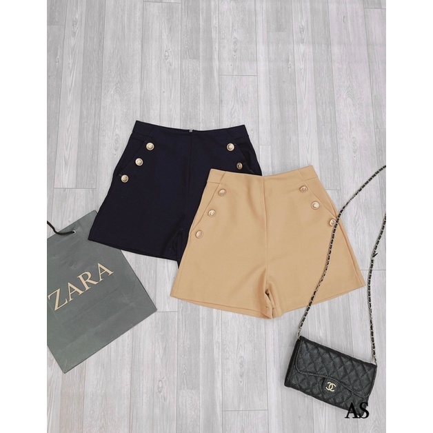 Quần Short ZR cúc đồng túi chéo