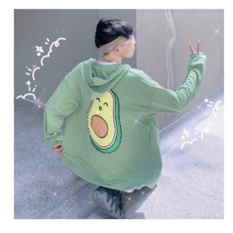 Áo Khoác Thun Nỉ Ngoại in Hình Hoa Qủa Siêu Dễ Thương, Form Rộng Dài | BigBuy360 - bigbuy360.vn