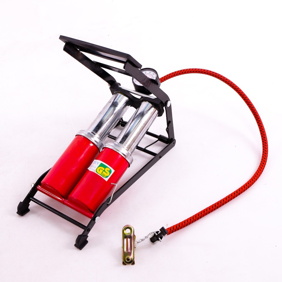 Bơm hơi đạp chân 2 piston