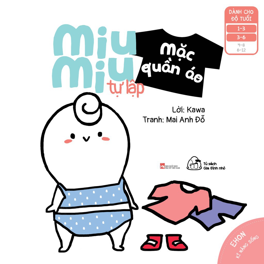 Sách - Ehon Kĩ Năng Sống - Miu Miu Tự Lập - Combo 6 tập (1-6 tuổi) | BigBuy360 - bigbuy360.vn