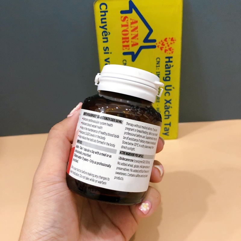 Viên Uống  Blackmores CoQ10 150mg & 300mg Úc Hỗ Trợ Sức Khoẻ Tim Mạch Chống Lão Hóa