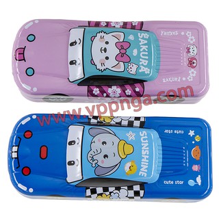 [MUA SỈ GIẢM 10%] Hộp đựng viết, hộp bút thiếc Xe B-678-23 (1 hộp)