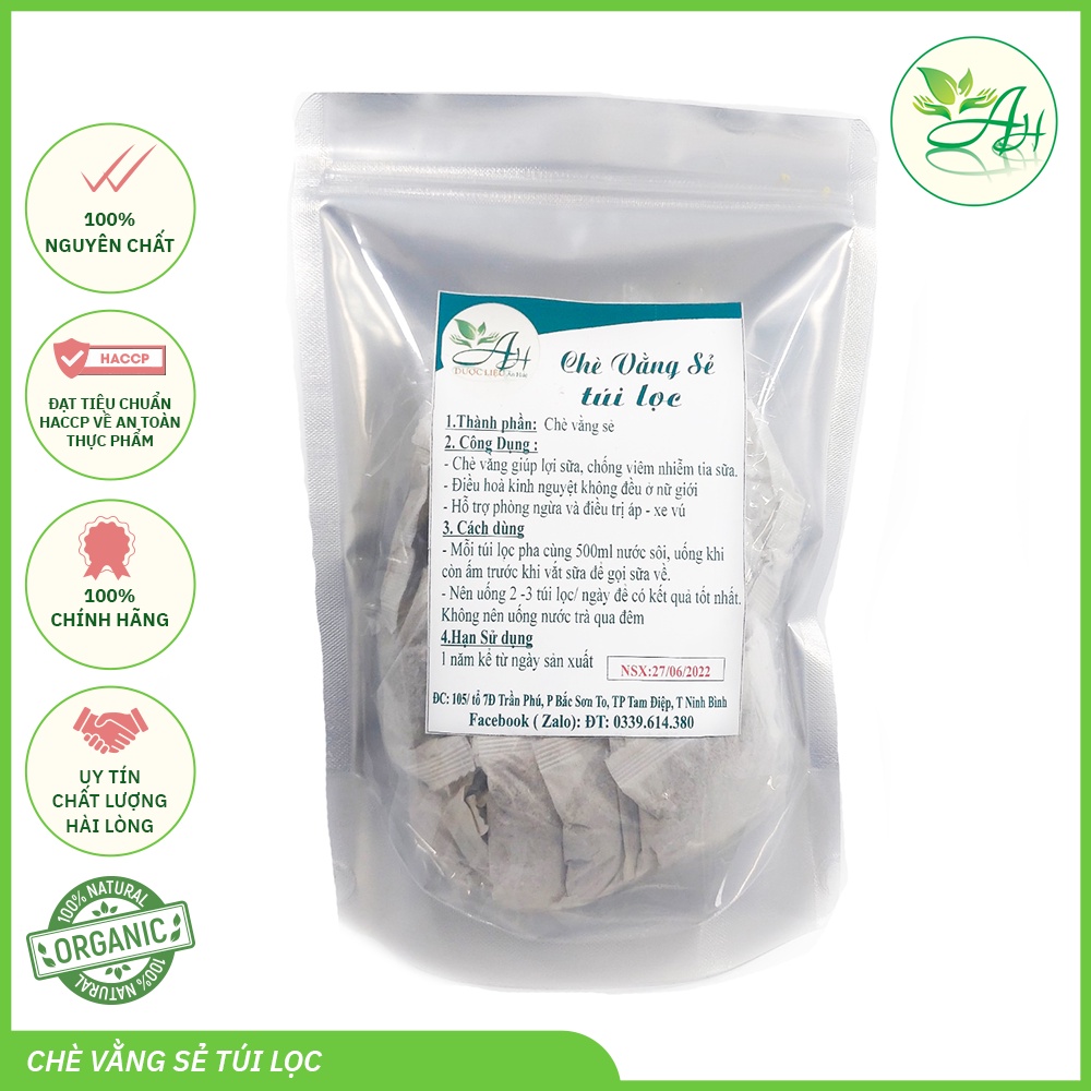 Chè Vằng Túi Lọc (Chè vằng hỗ trợ giảm cân, giảm mỡ máu, ổn định huyết áp, thanh nhiệt, giải độc, trừ mụn nhọt)
