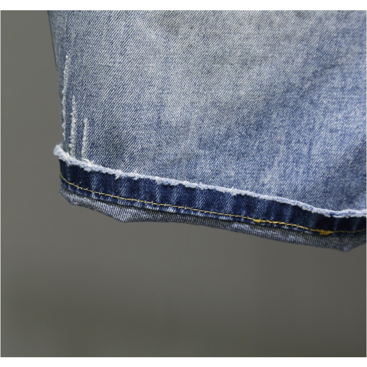 Quần Short Nam VNXK SH255JM Short Jean Nam Xanh Họa Tiết mẫu hót trẻ trung (44-70KG) | BigBuy360 - bigbuy360.vn