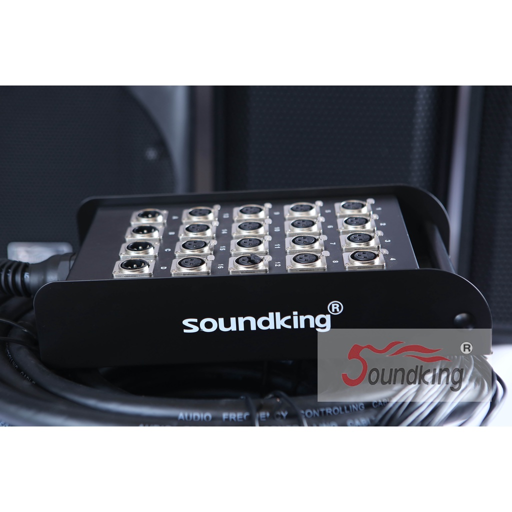 [Chính Hãng] HỘP CÁP 16 LINE SOUNDKING AH104-30M