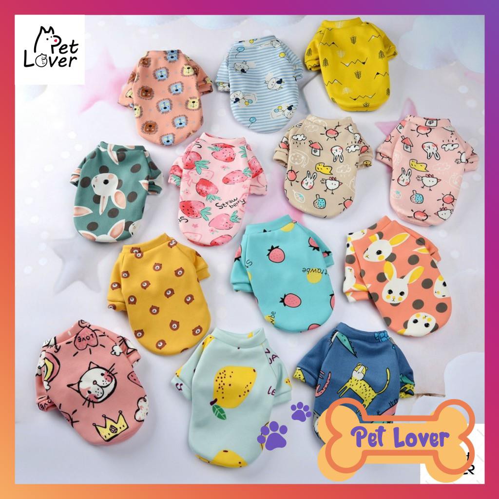 [FREESHIP] Quần áo cho mèo, áo cho mèo có tay, màu sắc tươi tắn, chất nỉ lỳ đẹp và rất ấm áp cho Boss