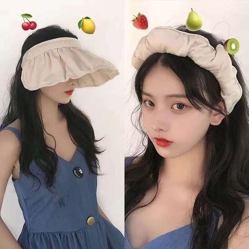MOCHO Mũ Chống Nắng Mùa Hè Thanh Lịch Bảo Vệ Khỏi Tia UV Hai Công Dụng Cho Nữ