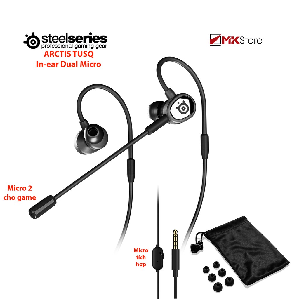 Tai nghe nhét tai Steelseries Arctis TUSQ
