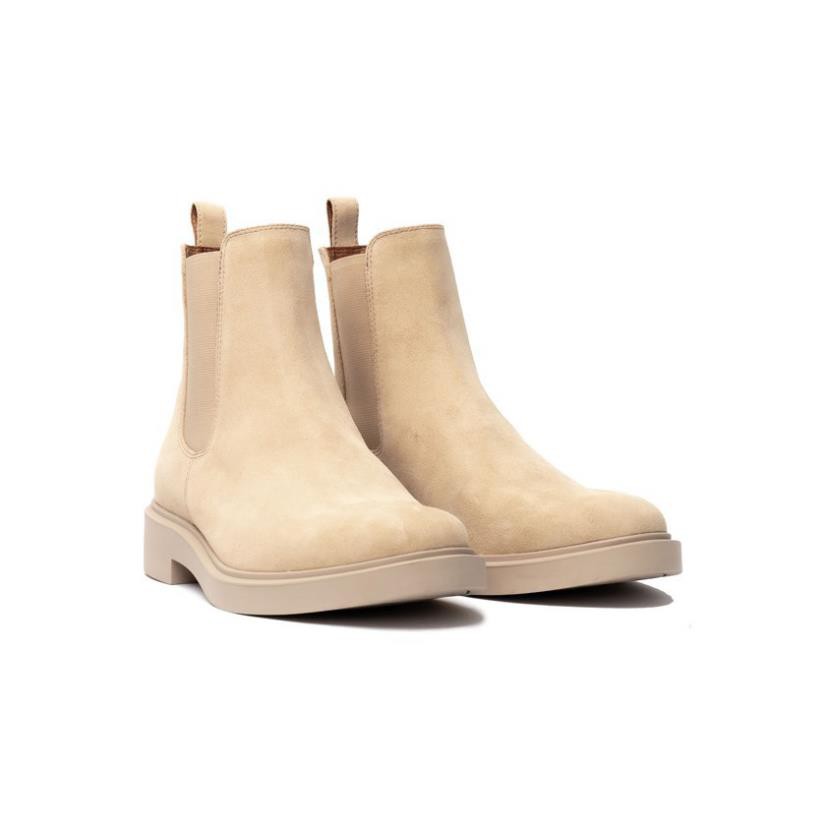 Giày boot THE WOLF basic wolf chelsea boot - Tan - Sale 1