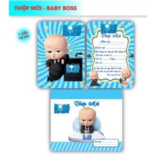 Thiệp mời sinh nhật , thôi nôi ...( sét 10 thiệp )