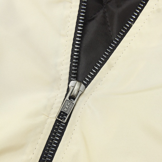 Áo khoác dù 2 lớp có lót bông TDD INTL JACKET / Màu kem