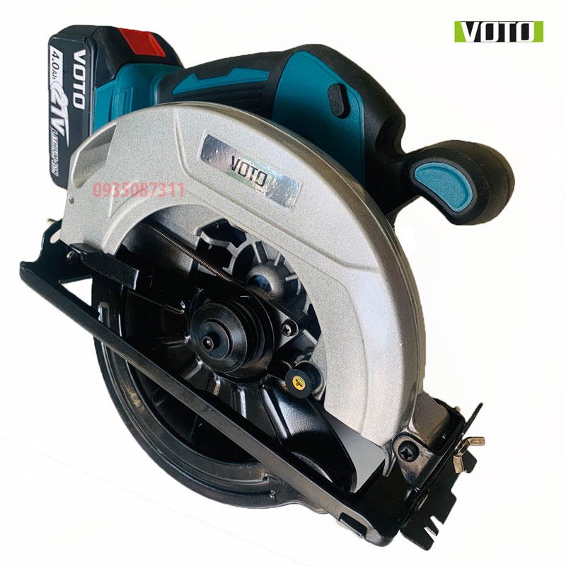 Máy Cưa Đĩa 180mm VOTO Dùng Pin 21V Chân Pin Makita 4Cm