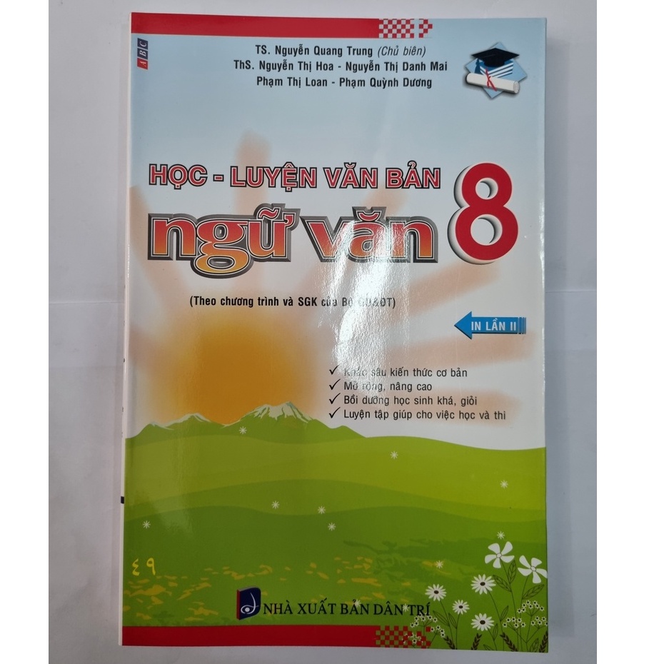 Sách Học - Luyện văn bản ngữ văn 8 (Nguyễn Quang Trung)