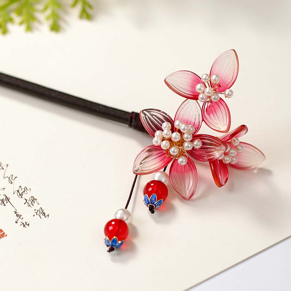 Trâm Cài Tóc Trang Trí Hoa Phong Cách Cổ Điển Cho Nữ