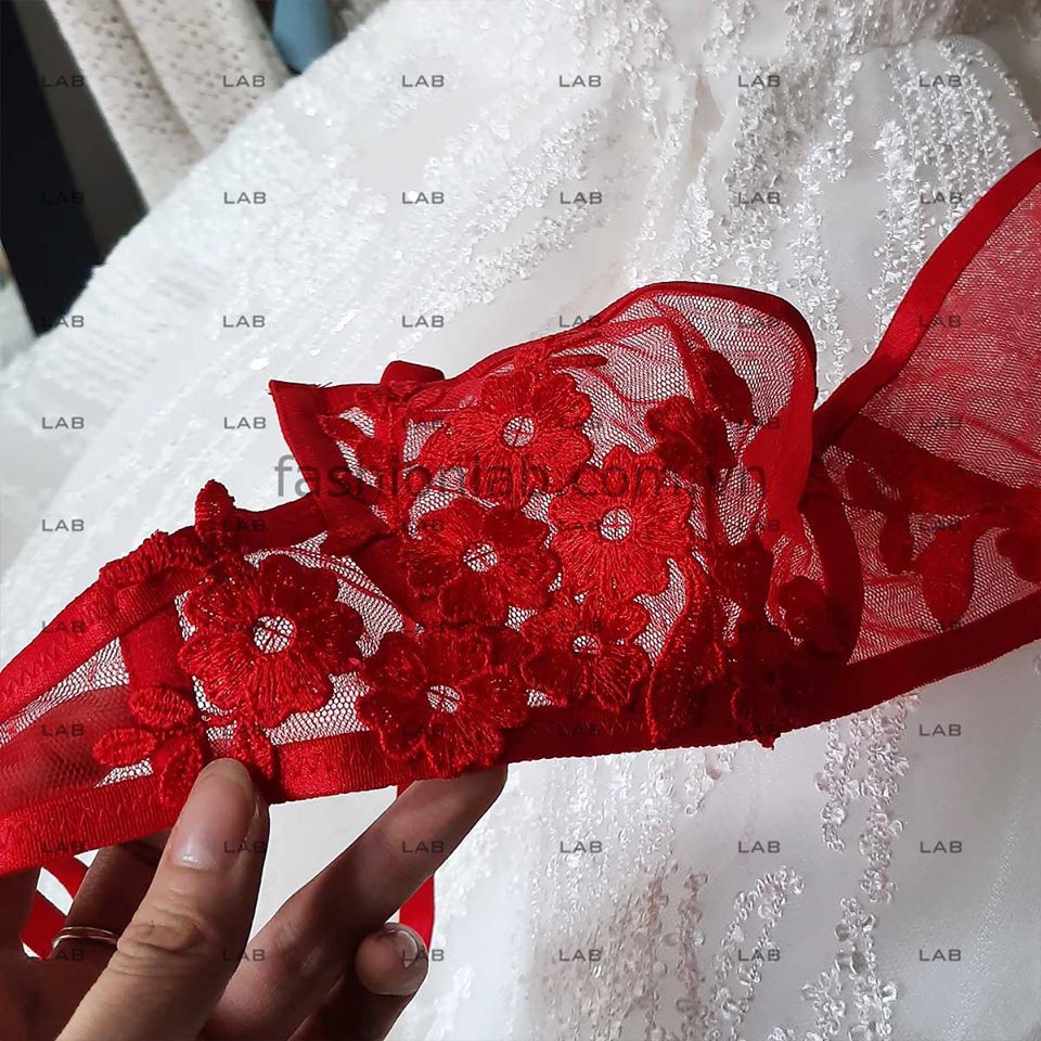Set áo may áo bra (Shape of red)- 1 set #0101