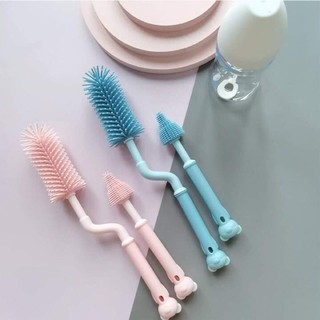 💖Cọ bình sữa silicon 360 độ siêu mềm, con siêu sạch💖