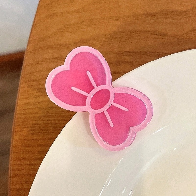 Kẹp Tóc Mái Mỏ Vịt Hình Nơ Trái Tim Màu Kẹo Ngọt Dễ Thương Phong Cách Hàn Quốc Nhật Bản Cho Nữ