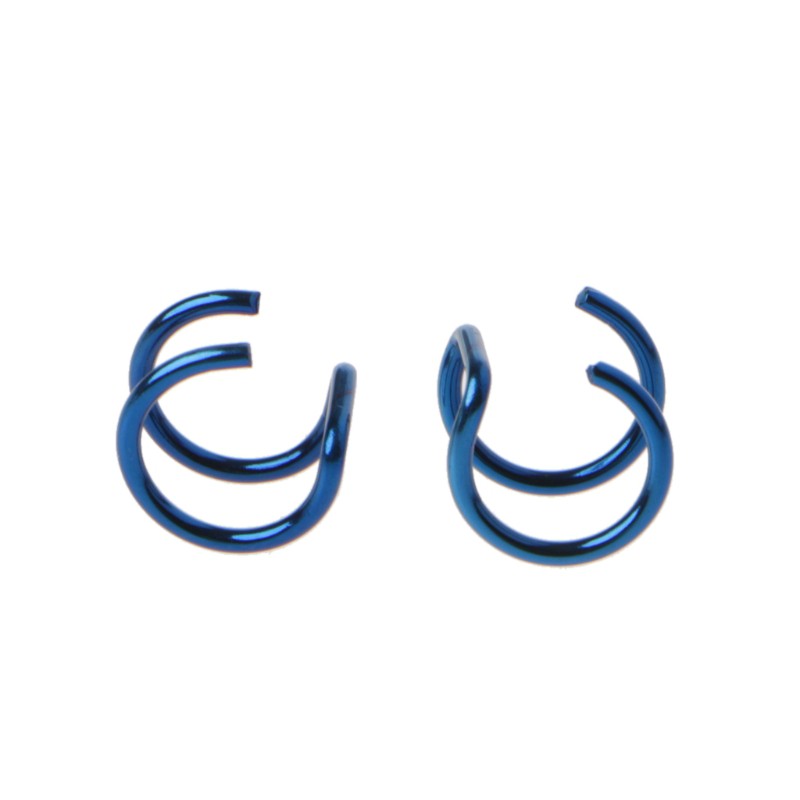 Khuyên Vành Tai Hình 2 Vòng Cá Tính