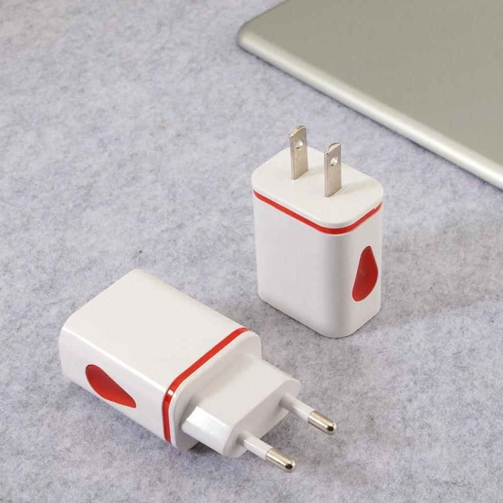 Cốc Sạc Nhanh Hai Cổng USB Gắn Tường Tiện Dụng Cho Điện Thoại Di Động