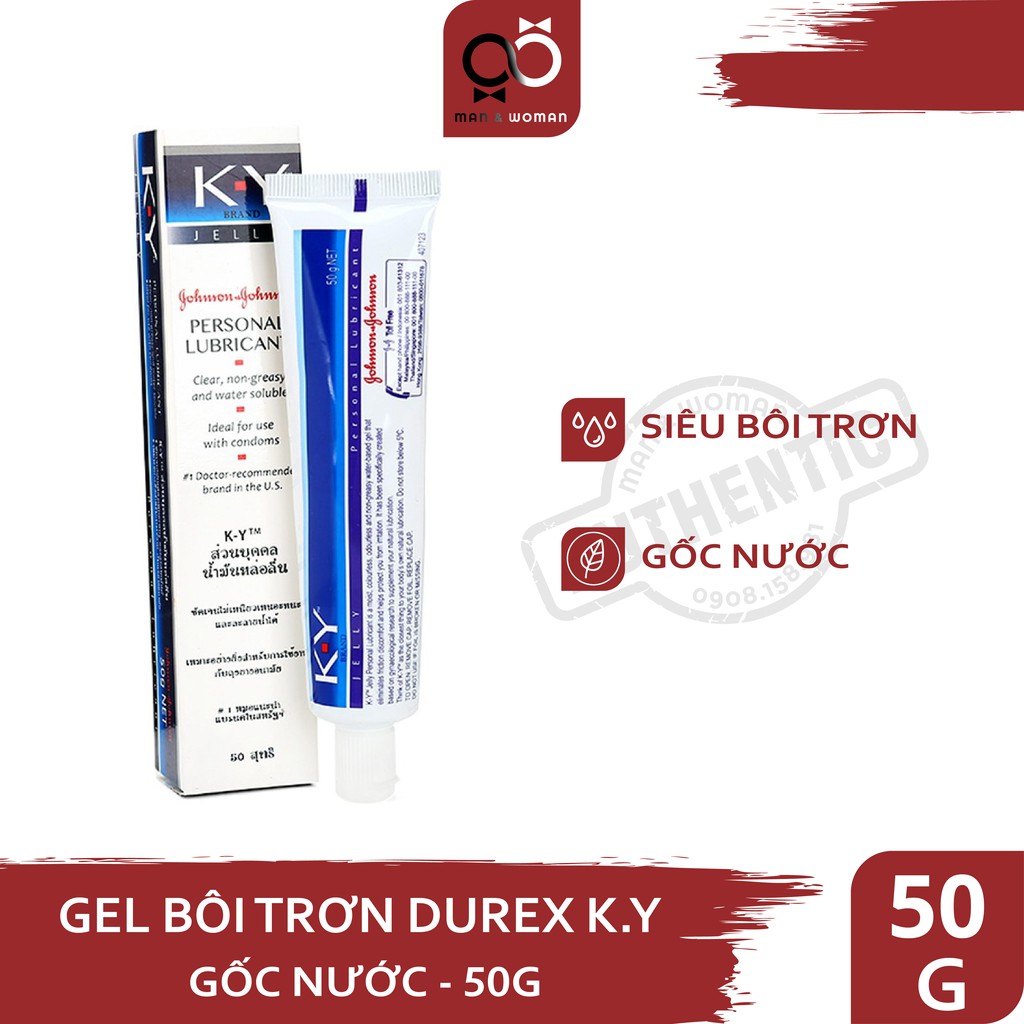 Gel bôi trơn Durex KY tuýp 50g Thái Lan GEL008