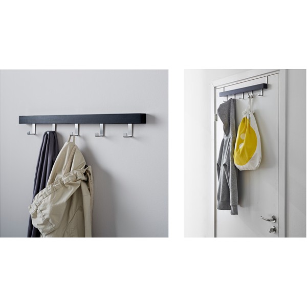 Giá treo quần áo trên tường, cánh cửa Tjusig IKEA