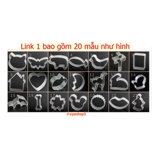 Cutter / Khuôn Nhấn Bánh Quy Nhiều Hình Ngộ Nghĩnh 1