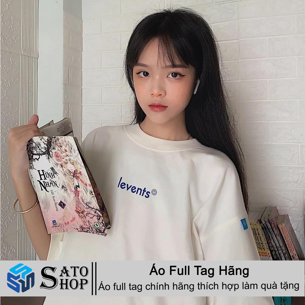 Áo LEVENTS Popular Tee Basic Logo Nam Nữ, Lvs Thun Local Brand Levent Tay Lỡ Form Rộng Full Tag Hãng Unisex SATO SHOP | BigBuy360 - bigbuy360.vn