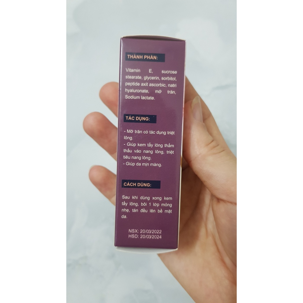 Serum cao triệt lông Mamen Shop ức chế nang lông, triệt lông vĩnh viễn 30ml