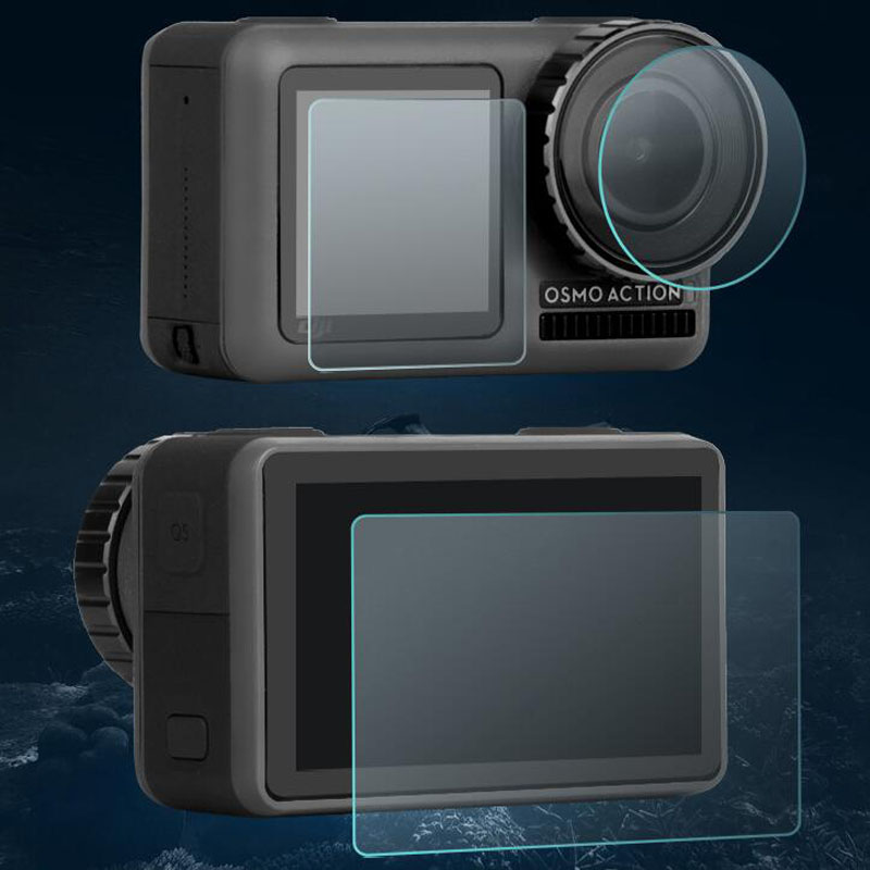 Kính cường lực bảo vệ màn hình cho Camera thể thao DJI Osmo Action 2