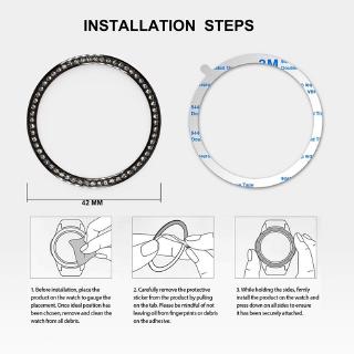 Vòng đính đá trang trí cho Samsung Galaxy Watch 46mm
