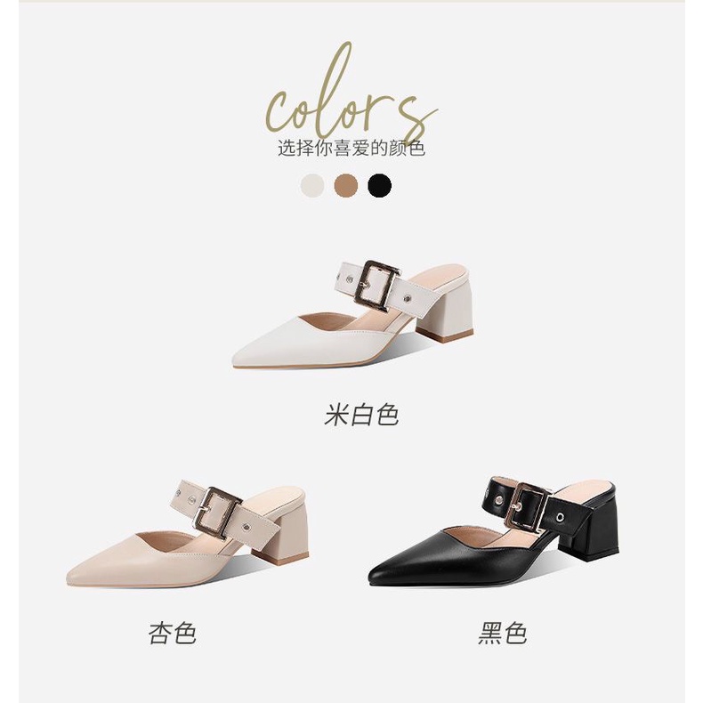 SỤC NỮ SIZE NHỎ 31 32 33 CAO GÓT BÍT MŨI VUÔNG CAO 5.5CM HÀNG QUẢNG CHÂU