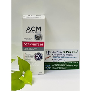 Acm depiwhite.m spf 50+ – kem chống nắng giảm nám sạm da