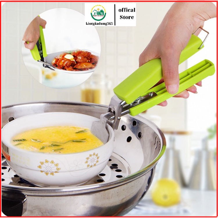 Dụng Cụ Gắp Chống Nóng Chén, Dĩa đa Năng (giao Màu Ngẫu Nhiên) Tiện ích - Kẹp Nóng Cách Nhiệt Nhà Bếp Nấu ăn,xào Nấu