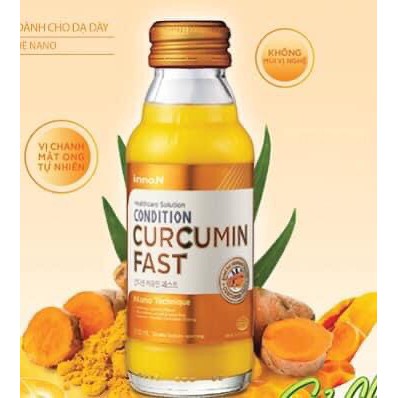 Combo 10 chai Curcumin Hàn Quốc công nghệ nano- Nước uống khỏe dạ dày, đẹp da