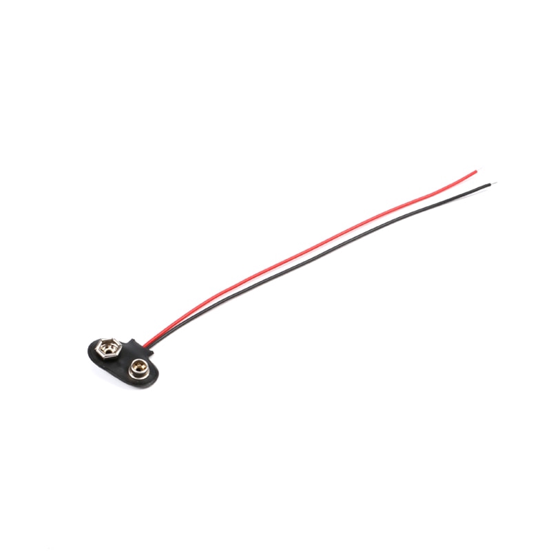 Bộ 10 kẹp nối/đầu nối pin 9V dài 15CM